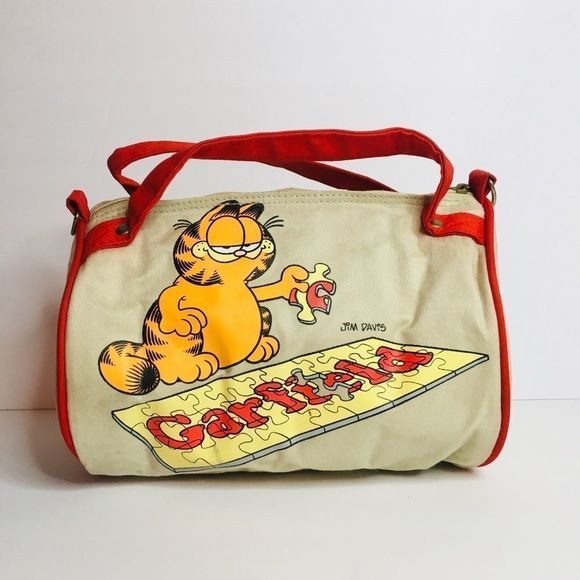 garfield Other - GARFIELD THERMOS INSULATED LUNCH BOX BAG W/ Strap 1978.